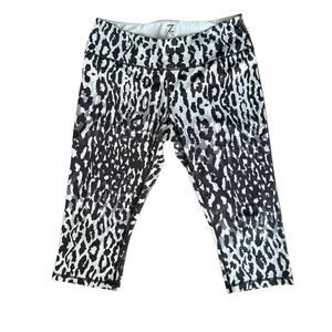 Z by Zella Cheetah Print Crop Active Workout Leggings Size Large